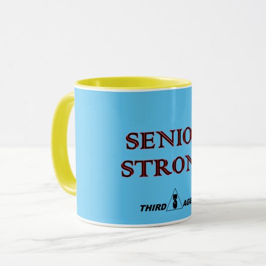 SENIOR STRONG Mug マグカップ (正面左)