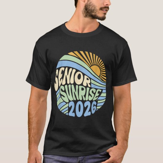 Senior Sunrise 2026 High School 12Th Twelfth Grade Tシャツ (正面)