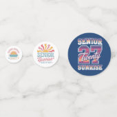 Senior Sunrise 2027 テーブルコンフェッティ (裏面)