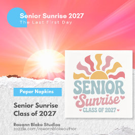 Senior Sunrise 2027 ペーパーナプキン スタンダードカクテルナプキン