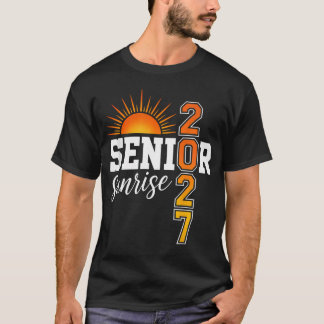 Senior Sunrise 2027 高校生活最後の一年の始まり Tシャツ
