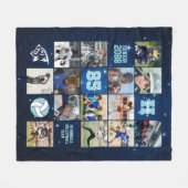 Senior Volleyball Team Custom Photo Galaxy Star フリースブランケット (正面(横))