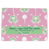 Senior Women's Golf League Party ラージペーパーバッグ (裏面)