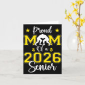 Senior Wrestling Mom 2026 Senior Mom Cl Of 2026  カード (黄色い花)