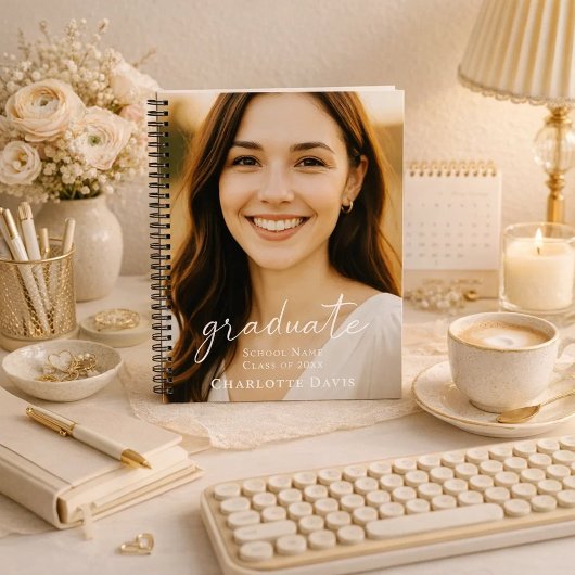 Senior year graduation photo script ノートブック