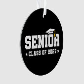 Senior Year Graduation School Pride Class of 2027 オーナメント (正面)