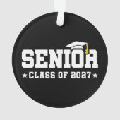 Senior Year Graduation School Pride Class of 2027 オーナメント (裏面)