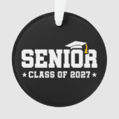 Senior Year Graduation School Pride Class of 2027 オーナメント (正面)
