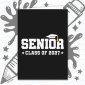 Senior Year Graduation School Pride Class of 2027 カード