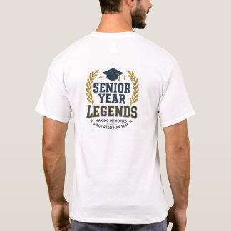 Senior Year Legends – Vintage Varsity Patch Tシャツ