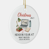 Senior Year Ornament, Custom Senior Glass Ornament セラミックオーナメント (右)