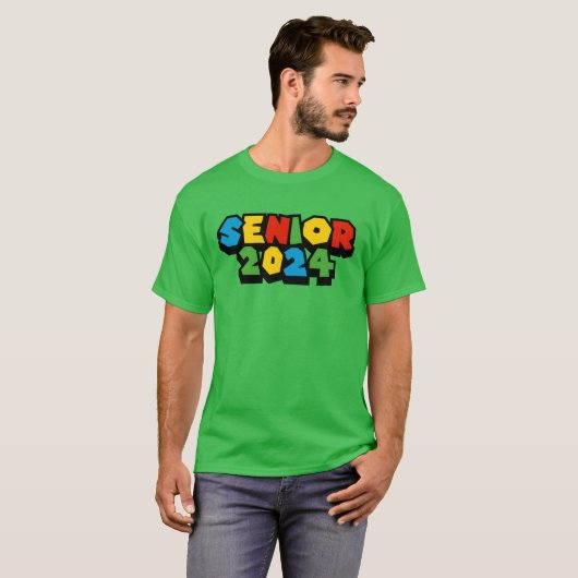 Seniors 2024 friends tシャツ (正面フル)