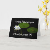 Seniors Card Advantages of turning?? - Birthday カード (黄色い花)