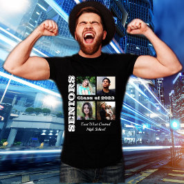 Seniors Class Friends 4 Photo 2023 Collage Tシャツ