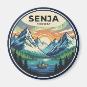 Senja Norway Travel マグネット (正面)