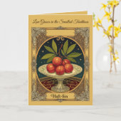 Senjed Tradition Ancient Symbol of Love カード (黄色い花)