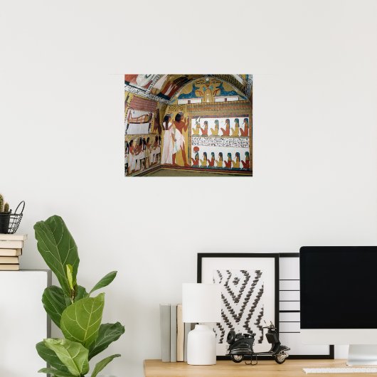 Sennedjemと彼の妻はナオスに直面している ポスター (ホームオフィス)