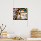 Sennedjemと彼の妻はナオスに直面している ポスター (キッチン)