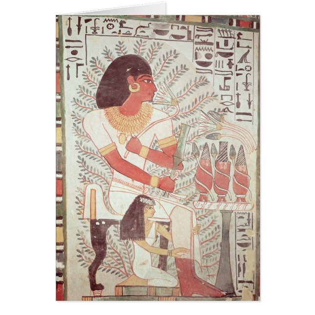 Senneferは墓からの彼の妻と、着席しました (正面)