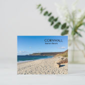 Sennen Beach Cornwall England  ポストカード (スタンド正面)