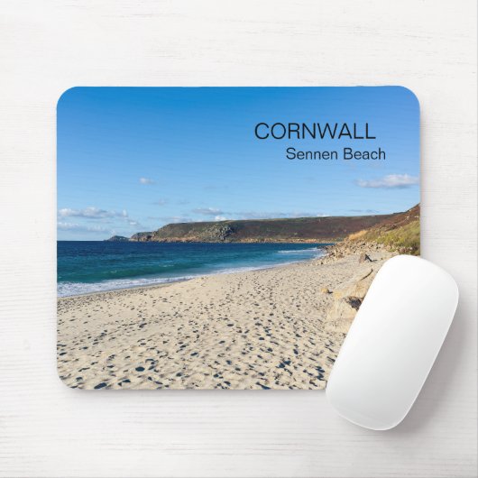Sennen Beach Cornwall England  マウスパッド (マウス)