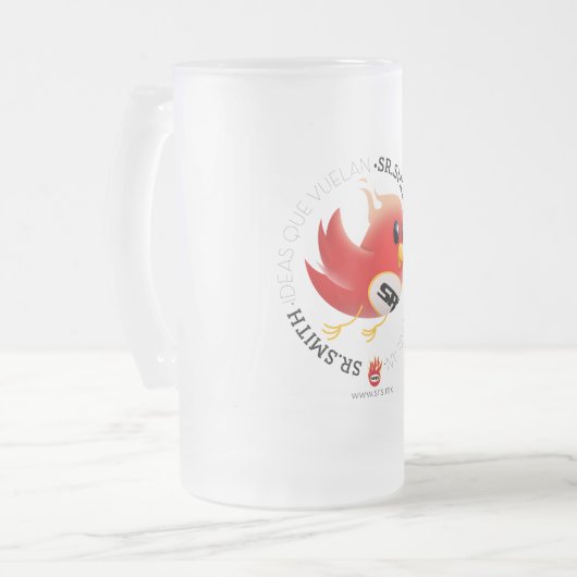 SeñorのSmith´sによって曇らされるビールのジョッキ フロストグラスビールジョッキ (正面左)