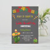 señor か señorita 性別発表 招待状 (スタンド正面)