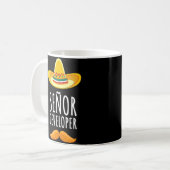 Senor Developer SombreroとMustache コーヒーマグカップ (正面左)