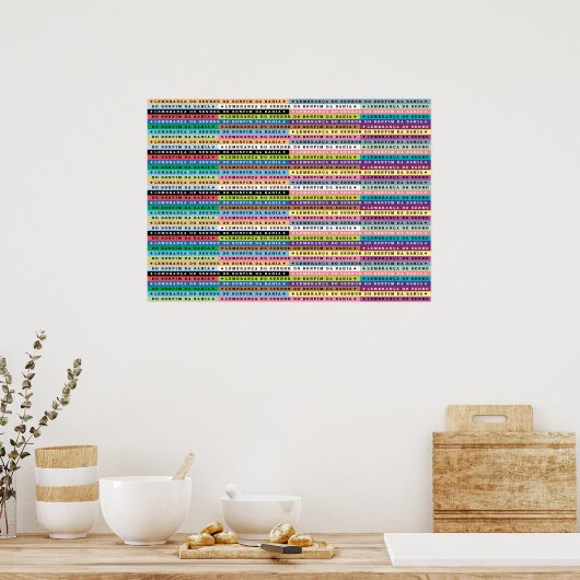 Senor do Bonfimポスターのリボン(フィタス) ポスター (キッチン)