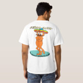 Señor Gato™ ひげのチャーミングな猫! Tシャツ (裏面フル)