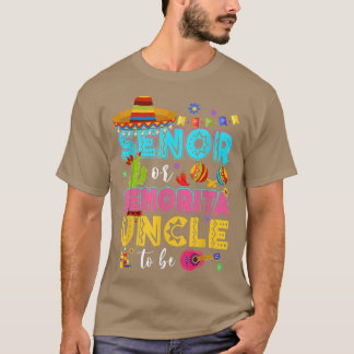 Senor Or Senorita Uncle To Be Gender Reveal Cinco  Tシャツ