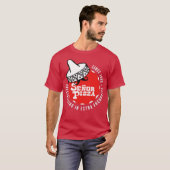 Señor Pizza - Extra Anchovies Tシャツ (正面フル)