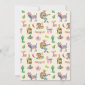 Señorita Margarita Fiesta Birthday 招待状 (裏面)