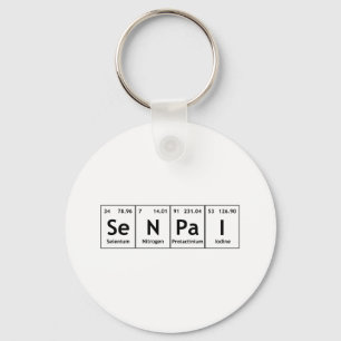 SeNPaI周期表要素ワード化学アトム キーホルダー