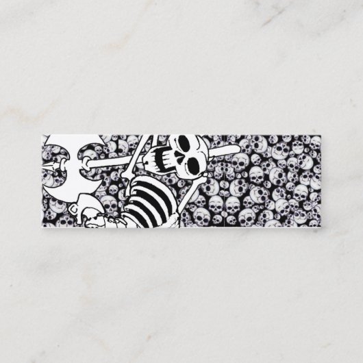 Sensameleonの広告宣伝 スキニー名刺 (正面)