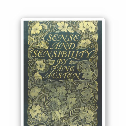 Sense and Sensibility Cover Sticker シール (正面)