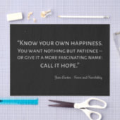 Sense And Sensibility Quote I 薄葉紙 (クラフト)