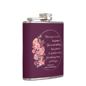 Sense And Sensibility Quote I - Cute Style フラスク (右)