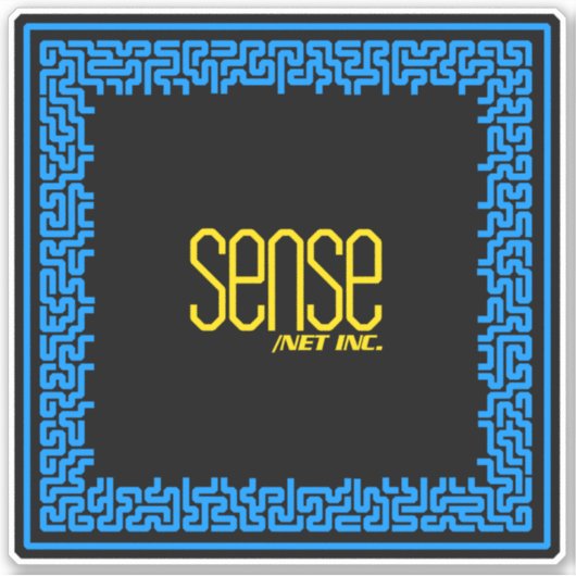 Sense/Netロゴバージョン2 シール (正面)