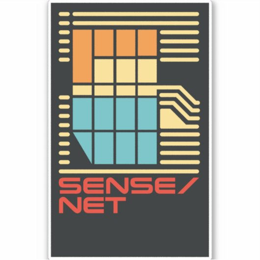 Sense/Netロゴバージョン3 シール (正面)