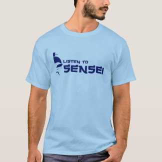 Senseiに聞いて下さい(海軍か青) Tシャツ