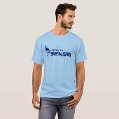 Senseiに聞いて下さい(海軍か青) Tシャツ (正面フル)