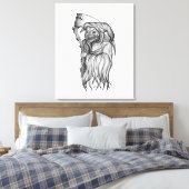 Sensenmann – 死 キャンバスプリント (インサイチュ (寝室))