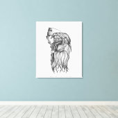 Sensenmann – 死 キャンバスプリント (インサイチュ (ウッドフロア))