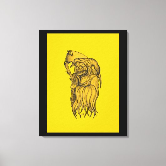 Sensenmann – 死 キャンバスプリント (正面)