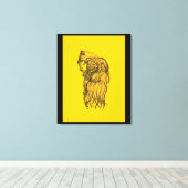 Sensenmann – 死 キャンバスプリント (インサイチュ (ウッドフロア))