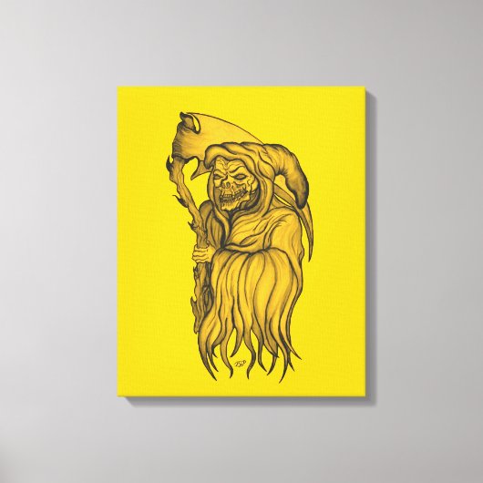 Sensenmann – 死 キャンバスプリント (正面)