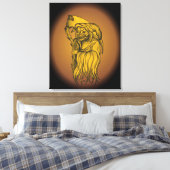 Sensenmann – 死 キャンバスプリント (インサイチュ (寝室))