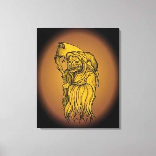 Sensenmann – 死 キャンバスプリント (正面)