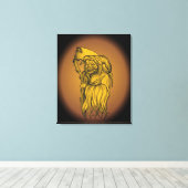 Sensenmann – 死 キャンバスプリント (インサイチュ (ウッドフロア))